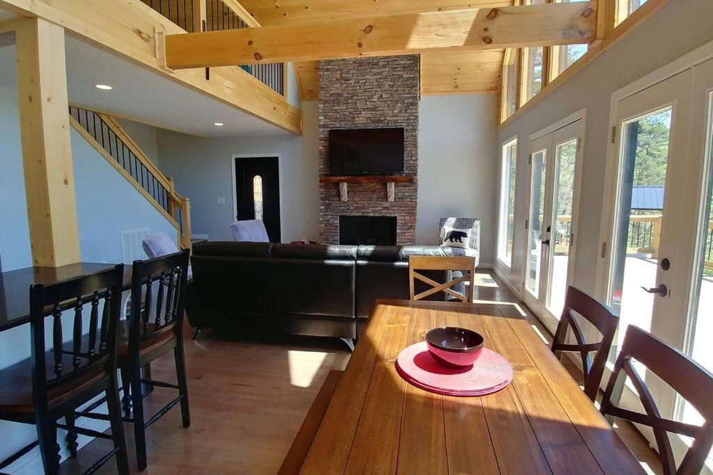 Peace Of Heaven ~ Modern Chic Cabin W/ Majestic Mountain Views Брайсън Сити Екстериор снимка